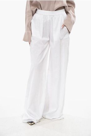 Andamane Cotton Wide-Leg Pants WILEY size 40