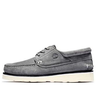 Timberland 3 Eye Wedge Narrow Fit Oxford Shoes Medium Grey Suede A2NV3033