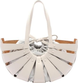 Bottega Veneta Pre-owned Bottega Veneta Medium Calfskin Shell Bag Ladies NBSAPJCQ3XMK749N
