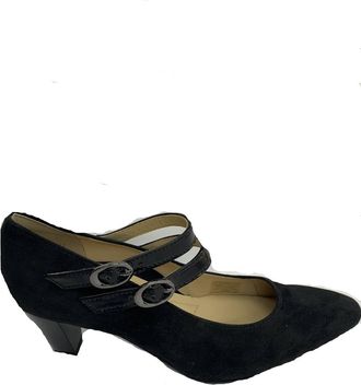 Ara Womens Phara Heeled Shoes In Black