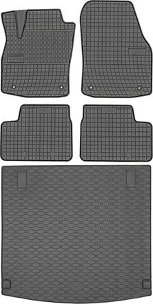 OEM Juego De Alfombrillas De Goma Para Coche Y Maletero Para Opel Astra Iii H Kombi (2004-12.2014)