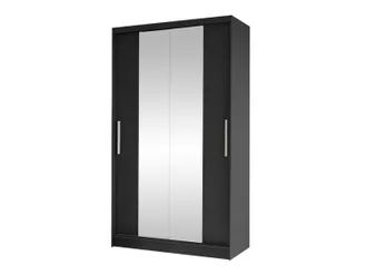 Mirjan24 Armario Closico Structor Ii, Negro, 200x100x58cm, Puertas De Armario: Correderas, N&uacute;mero De Estantes: 4