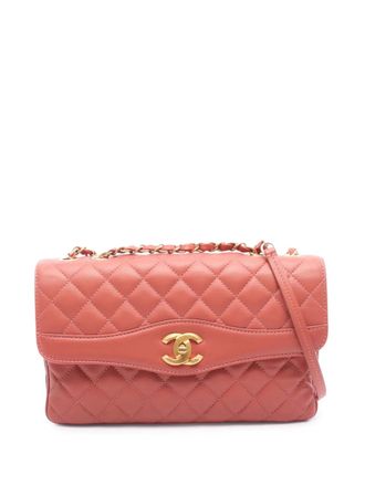 Chanel 2018 Large Quilted Lambskin Daily Companion Flap shoulder bag - women - Lambskin - One Size - Pink