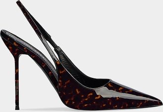 PARIS TEXAS 105mm Lidia Cork Slingback Pumps