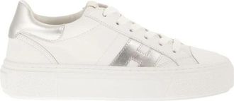 Hogan Crosswind Platform Sneakers - Dames - Sneakers - Wit - 40 EU - Leer - Schoenen