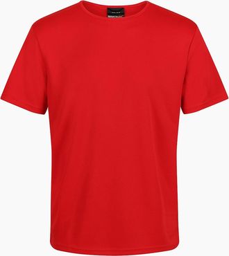 Regatta Mens Regatta Professional Mens Reflective Moisture Wicking T-Shirt - Red - Size: 46