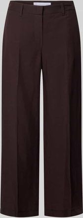 Raffaello Rossi Raffaello Rossi Stoffhose mit B&uuml;gelfalten Modell OLESSA in Dunkelbraun, Gr&ouml;&szlig;e 32