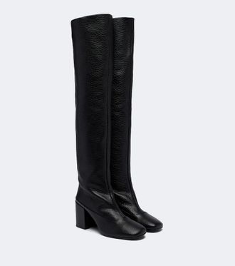 Dries Van Noten Leather knee-high boots