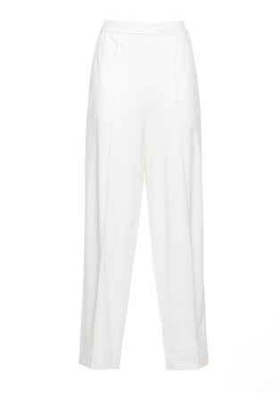 Fabiana Filippi White Lightpoint Detail Viscose Pants