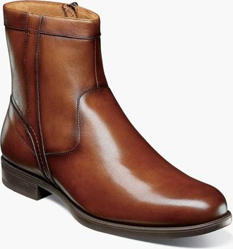 Florsheim Mens Midtown Zip Boot In Cognac