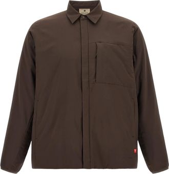 Snow Peak Flexibel Ge&iuml;soleerd Shirt - Heren - Binnenjassen - Bruin - S - Leer - Fitness