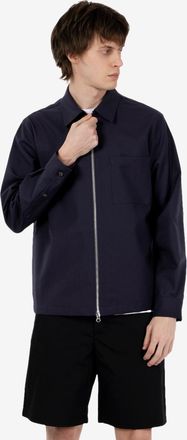 Be Able Giacca camicia con zip blu