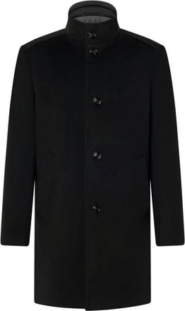 Joop Maico Jas - Heren - Mantel - Zwart - L - Wol - Jassen