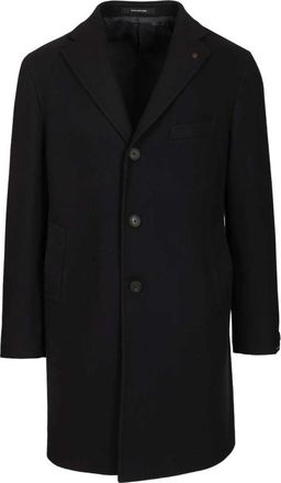 Tagliatore Coats - Heren - Mantel - Blauw - S - Wol - Jassen