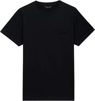 Brooks Brothers Cotton Pocket T-Shirt - Heren - T-shirts - Zwart - M - Katoen - Tops