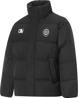 Li-Ning Way Of Wade Graphic Short Down Jacket Black AYMT153-1
