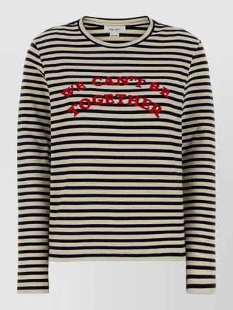 Alexander McQueen stretch cotton embroidered t-shirt