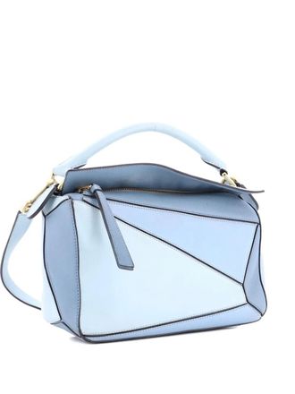 Loewe Puzzle Bag Leather Small satchel - Blauw