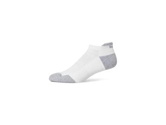 Balega Hidden Contour No Show Tab Crew Cut Socks Shoes White : XL (US Mens Shoe 12-14 - Womens Shoe 13.5-15.5), Nylon/Polyester