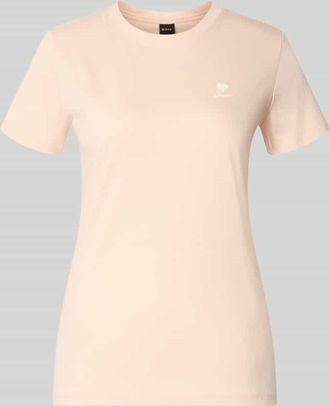Boss Orange by Hugo Boss BOSS Orange Regular Fit T-Shirt aus reiner Baumwolle Modell C_ESOGO_3 in Rose, Gr&ouml;&szlig;e XS