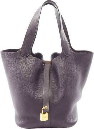 Herm&egrave;s Pre-owned Hermes Clemence Picotin Lock 22 Ladies SUR7EGDGY63WBZPL