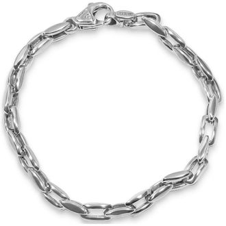 Pompeii3 Mens Square Link 14k Gold (25gram) or Platinum (40gram) 5.5mm Bracelet 8.5