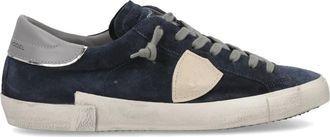Philippe Model Prsx Tennis - Heren - Sneakers - Blauw - 45 EU - Katoen - Schoenen