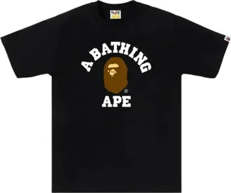 A Bathing Ape College T-Shirt Black 1M30110001-BLACK