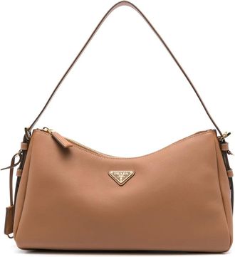 Prada Borsa a spalla in pelle - Toni neutri