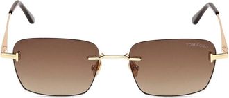 Tom Ford JAKE 02 SHINY DEEP GOLD SUNGLASSES Size: OS, colour: GOLD