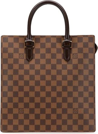 Louis Vuitton Pre-owned Tote Bags, female, Brown, Size: ONE SIZE Pre-owned Structured Top Handle Tote Bag