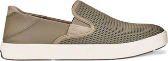 Olukai Mens Laeahi Breathable Slip-On Shoes In Clay