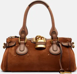 Chlo&eacute; Chlo&eacute; Bolso al hombro Paddington de ante