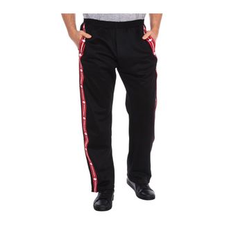 Dsquared2 Straight Trousers, male, Black, XL, Logo Tape Track Trousers