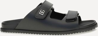 Dolce & Gabbana Calfskin leather Sandals Male 43