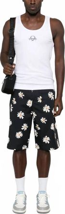 Moschino Daisy Shorts In Black