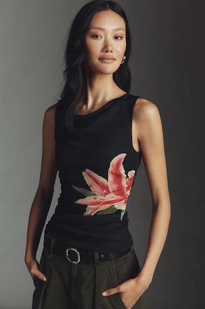 Rails Fete Ruched Knit Tank Top