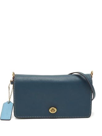 Coach Dinky leather crossbody bag - Blue