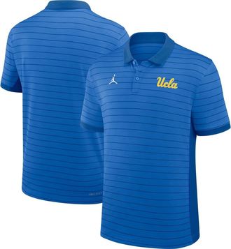 Jordan Brand Mens Jordan Brand Blue UCLA Bruins 2025 Early Season Coaches Sideline Victory Stripe Performance Polo at Nordstrom, Size Xxx-Large