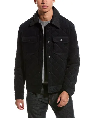Cole Haan Diamond Quilted Bomber Jacket
