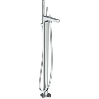 Roca Roca A5a276dc00 Pals Grifo Monomando De Pie Para Ba&ntilde;era Con Inversor Autom&aacute;tico Y Equipo Ducha Cromo - Ref: A5a276dc00