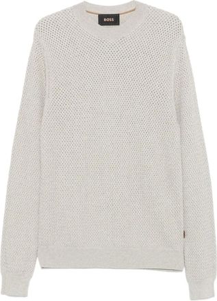 BOSS Maglione girocollo - Grigio