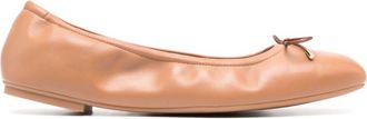 Stuart Weitzman Bardot ballerina shoes - women - Leather - 36,5 - Brown