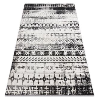 RugsX Rugsx - Alfombra Moderna Mundo E0592 &Eacute;tnico Exterior Beige / Negro Beige 120x170 Cm