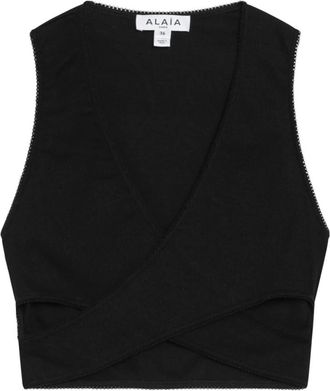 Alaia Mujer, Camisetas, Negro, Talla: XS