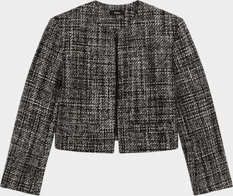 Theory Tailored Melange Tweed Jacket