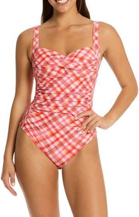Sea Level Australia Somerset Twist Front One-Piece Swimsuit in Pink at Nordstrom Rack, Size 8 Us / 12 Au