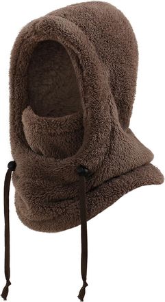 Generic Winter Skiing Masque - 15.35 Inches Plush Face Hood | Warm Neck and Face Cover - Windproof Outdoor Protection for Skiing Snowboarding Cycling Motorcyc