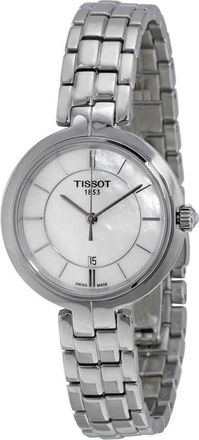 Tissot Flamingo Mother of Pearl Dial Ladies Watch T0942101111100