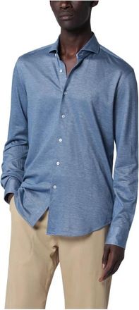 Xacus Shirt - Heren - Casual Overhemden - Blauw - 2XL - Overhemden
